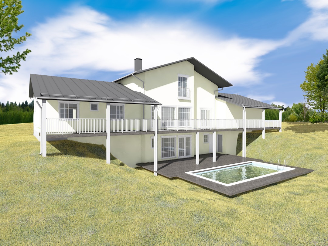 Korkintie Omakotitalo, Suomi